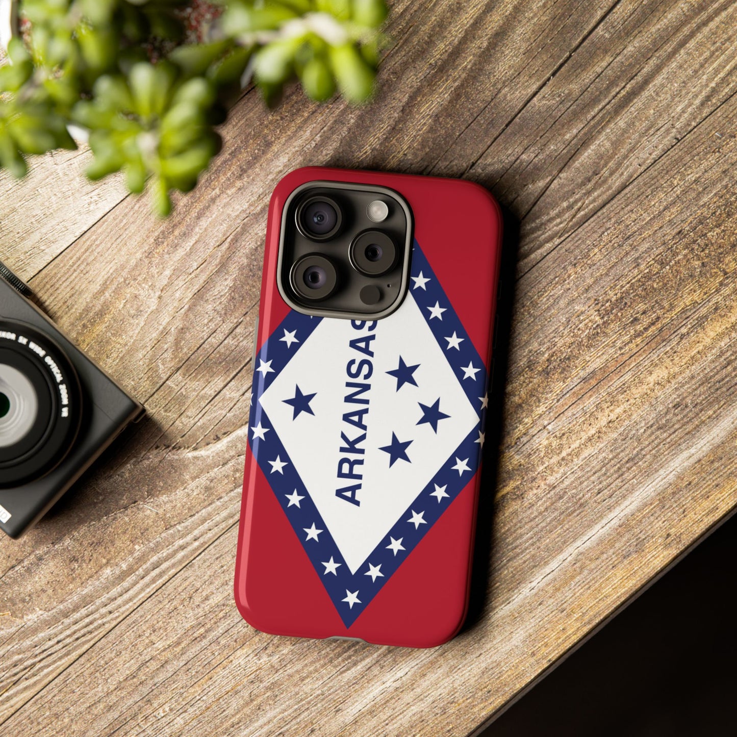 Arkansas State Flag Tough Case for iPhone