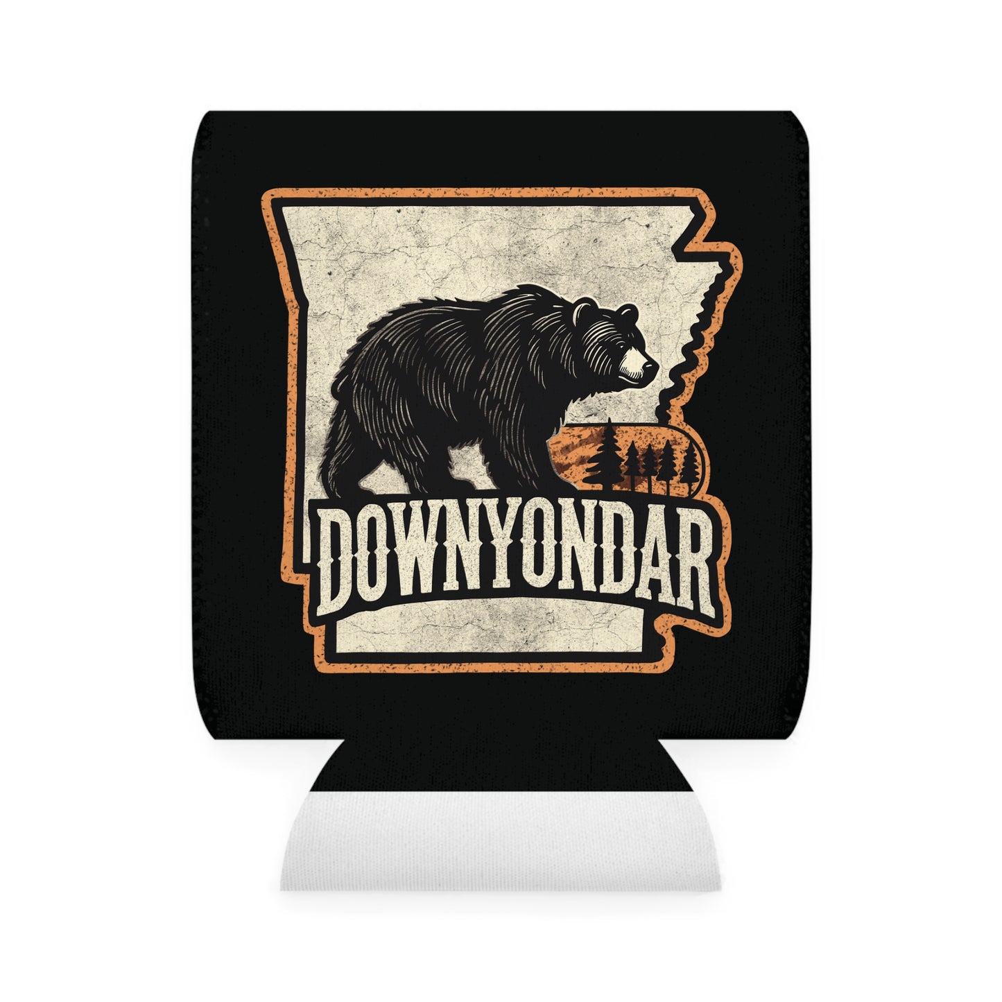 DownYondAR Black Bear Can Cooler Sleeve