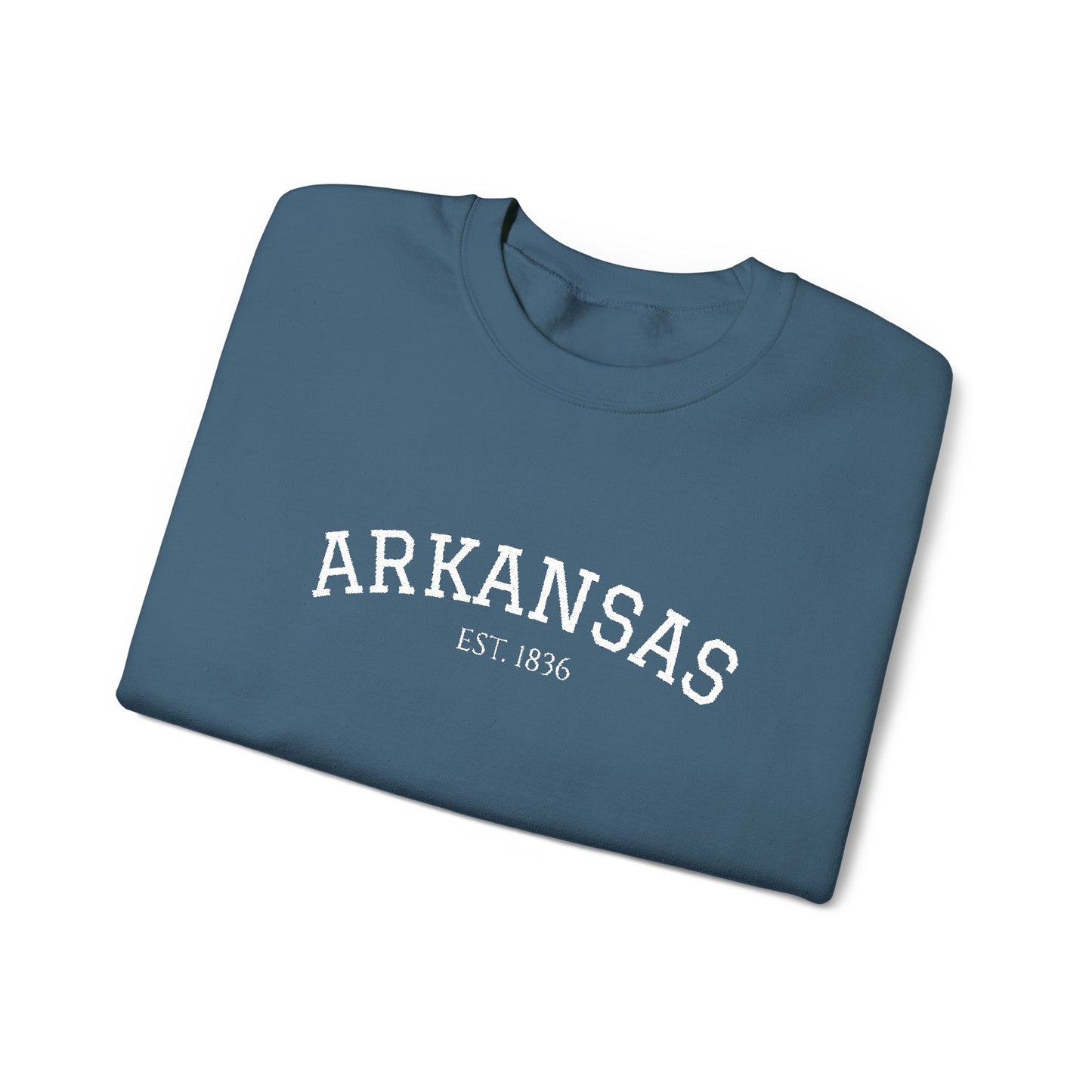 Arkansas Vintage Crewneck Sweatshirt — Classic State Pride Pullover