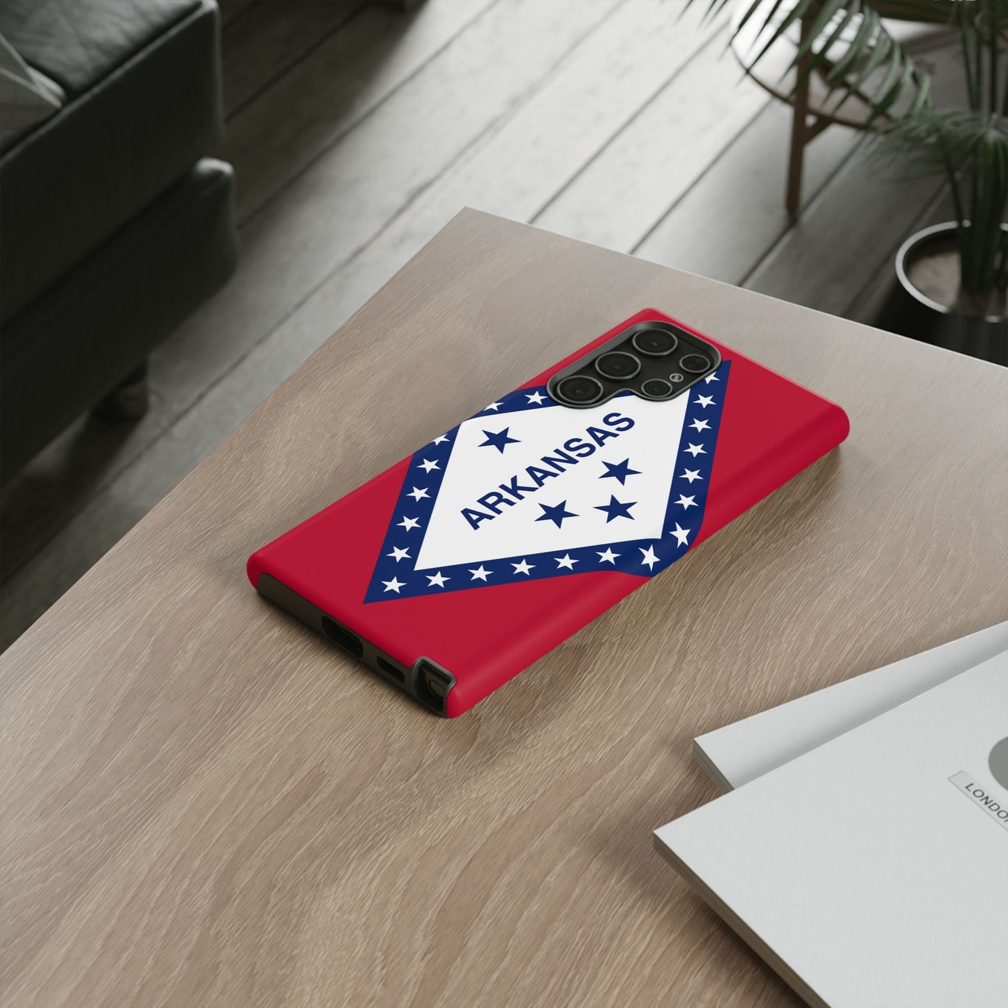 Arkansas State Flag Tough Case for Samsung Phones