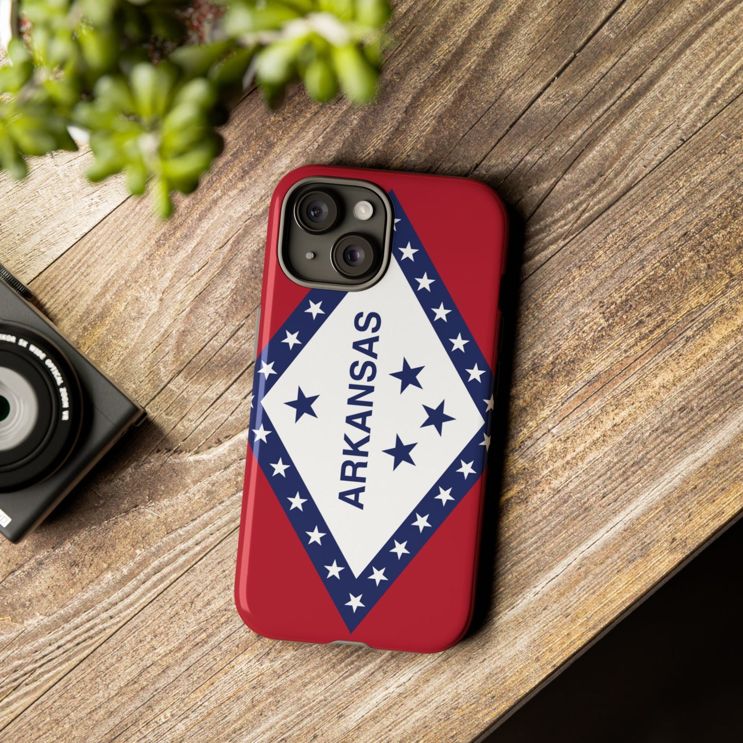 Arkansas State Flag Tough Case for iPhone