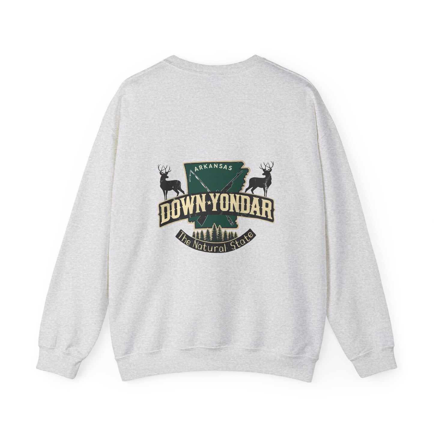 DownYondAR Arkansas Hunting Unisex Heavy Blend™ Crewneck Sweatshirt