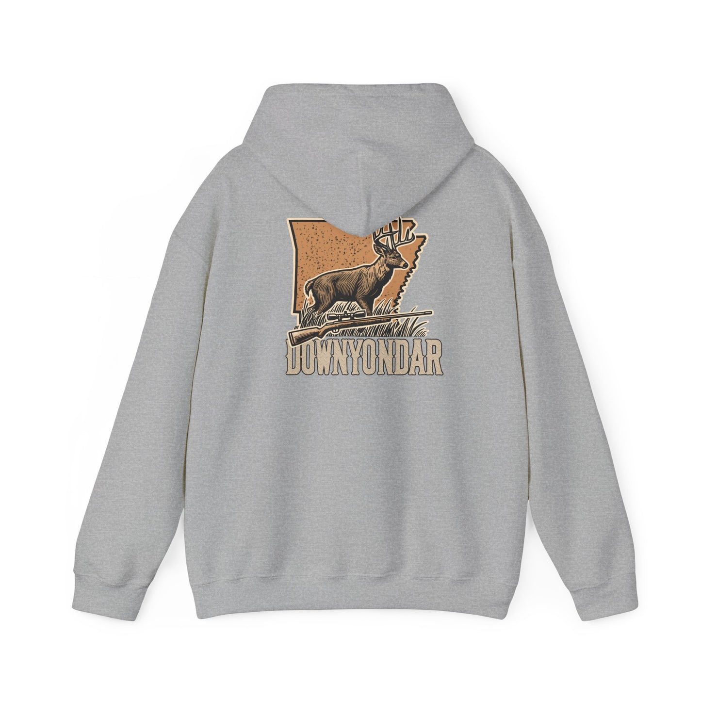 DownYondAR Arkansas Whitetail Deer Unisex Heavy Blend™ Hooded Sweatshirt