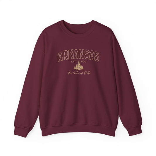 Arkansas Est. 1836 "The Natural State" Sweatshirt