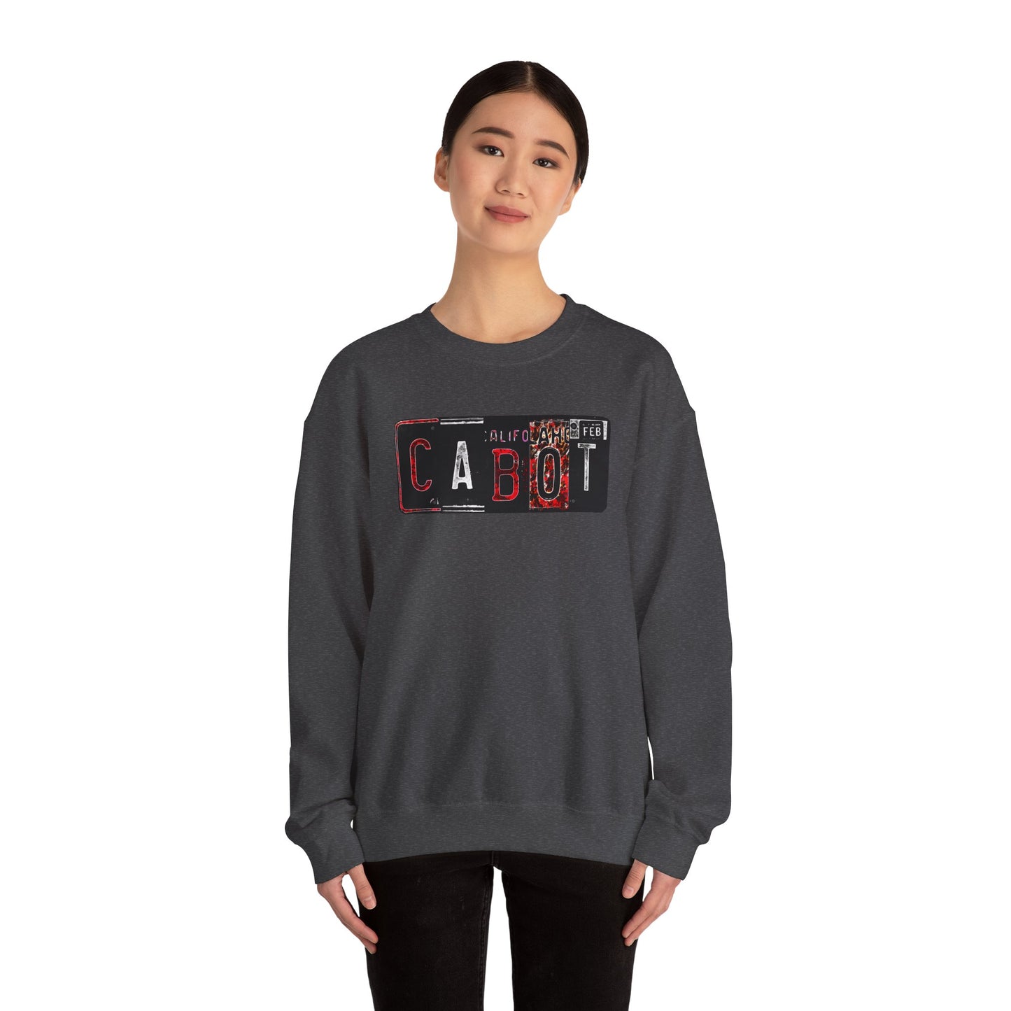 Cabot, Arkansas License Plate Crewneck Sweatshirt