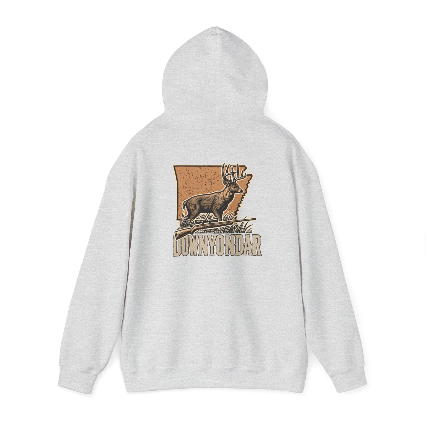 DownYondAR Arkansas Whitetail Deer Unisex Heavy Blend™ Hooded Sweatshirt