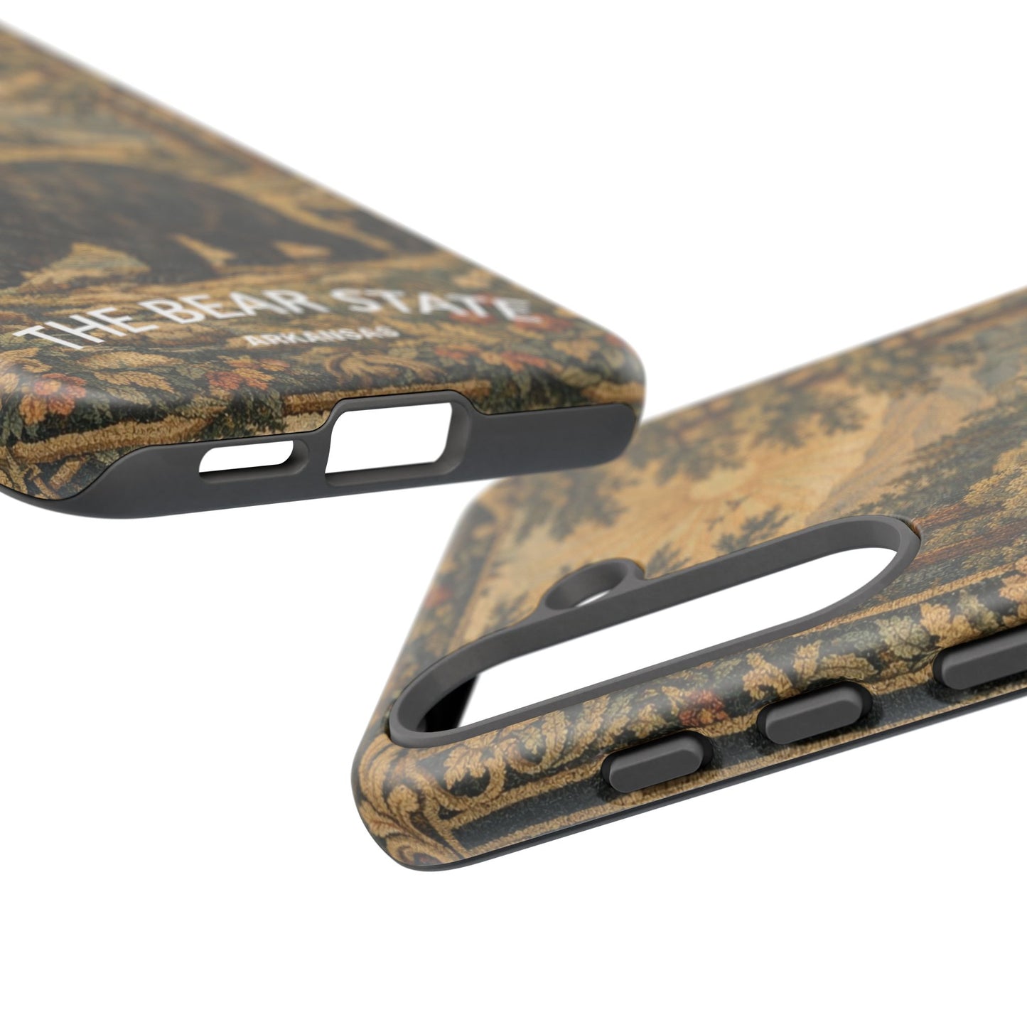 The Bear State Arkansas Vintage Forest Tough Phone Case for Samsung Galaxy Phones