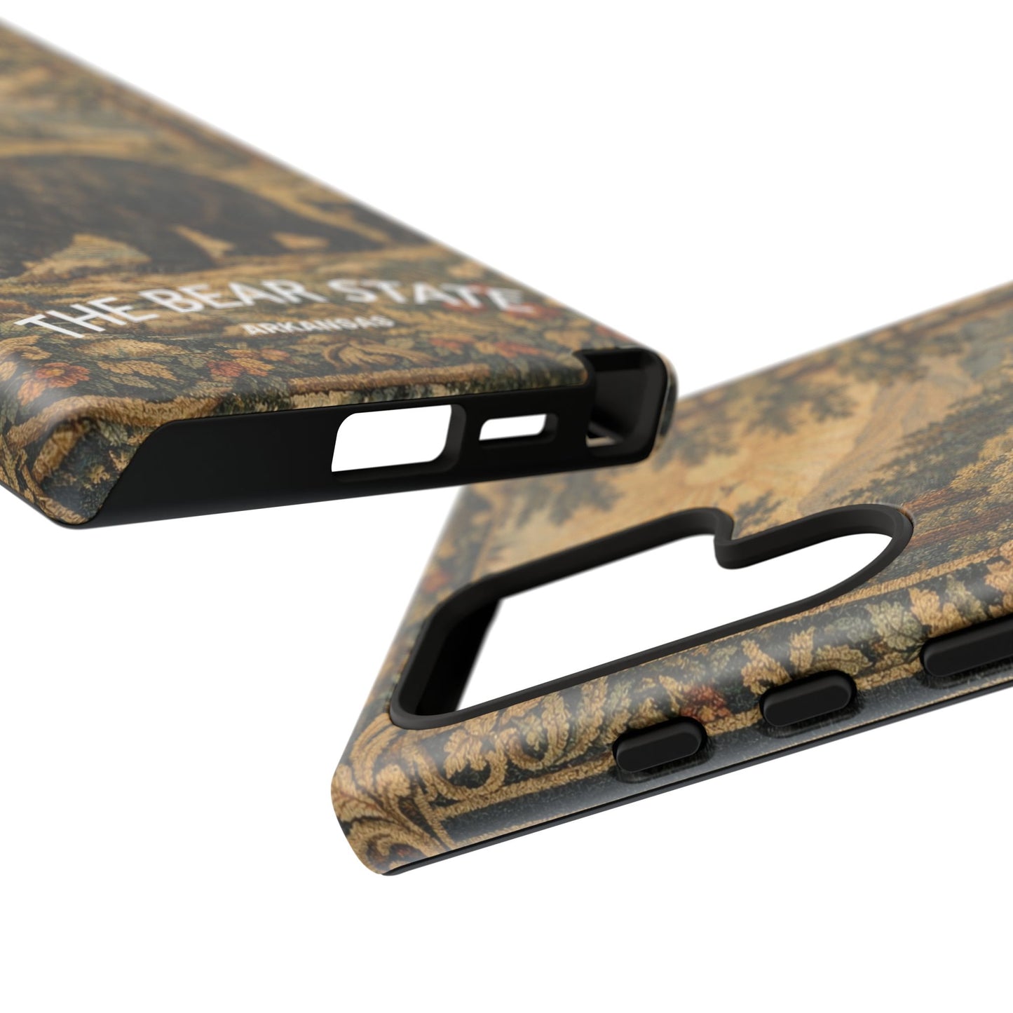 The Bear State Arkansas Vintage Forest Tough Phone Case for Samsung Galaxy Phones