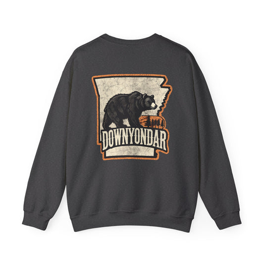 DownYondAR Arkansas Black Bear Unisex Heavy Blend™ Crewneck Sweatshirt