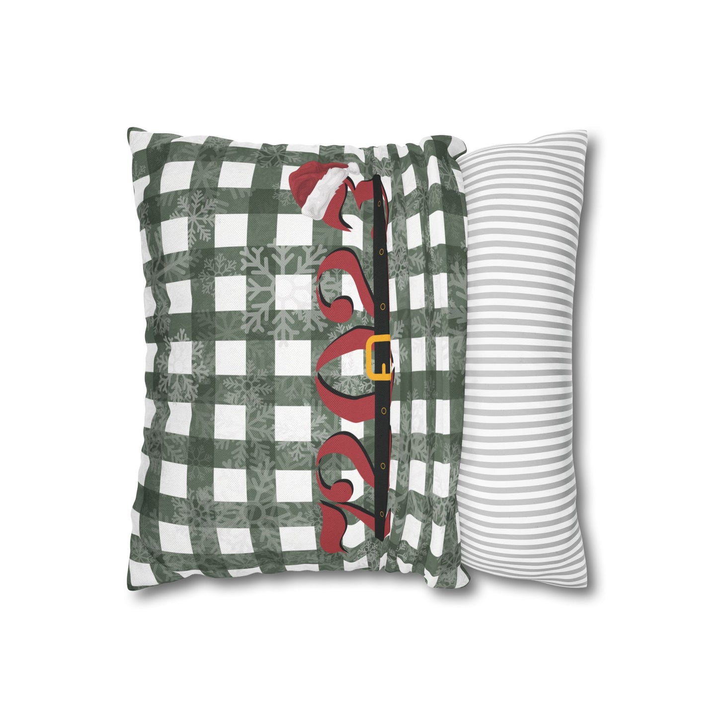 72023 Santa Belt Christmas Throw Pillow