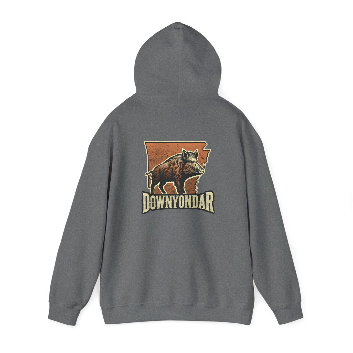 Arkansas Wildboar Hunting Unisex Heavy Blend™ Hooded Sweatshirt