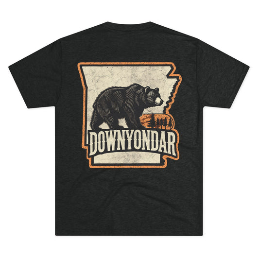 DownYondAR Bear Country Tee | Unisex Tri-Blend Crew Shirt
