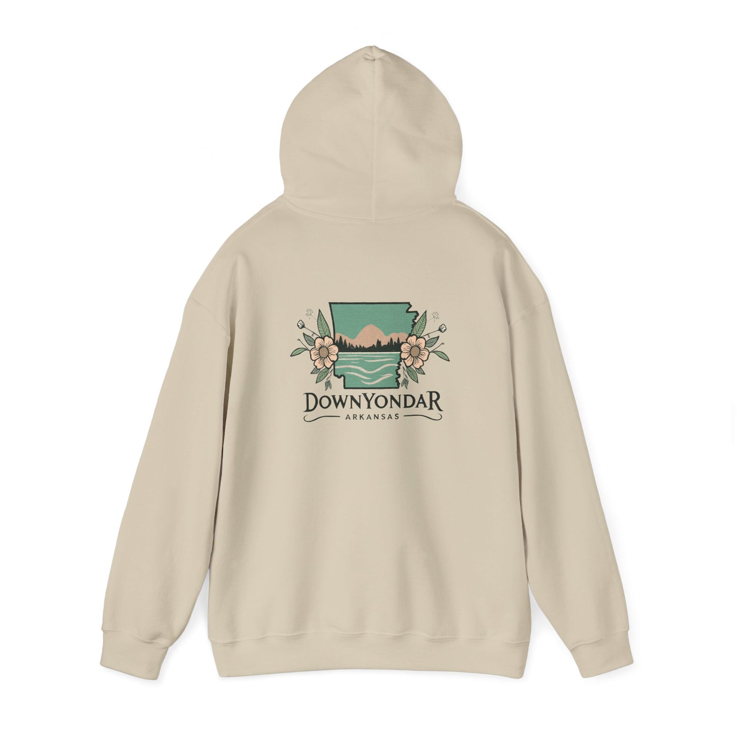 DownYondAR Arkansas Natural State Unisex Heavy Blend™ Hooded Sweatshirt