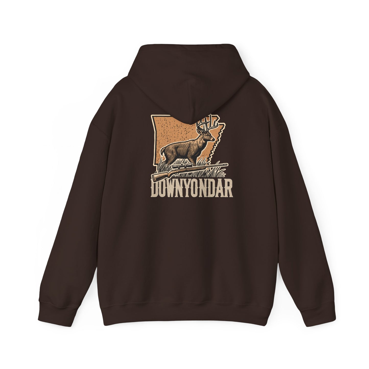 DownYondAR Arkansas Whitetail Deer Unisex Heavy Blend™ Hooded Sweatshirt