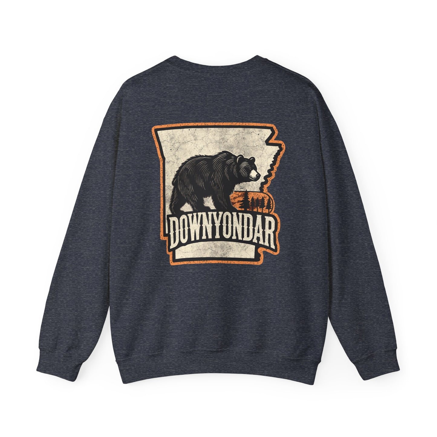 DownYondAR Arkansas Black Bear Unisex Heavy Blend™ Crewneck Sweatshirt