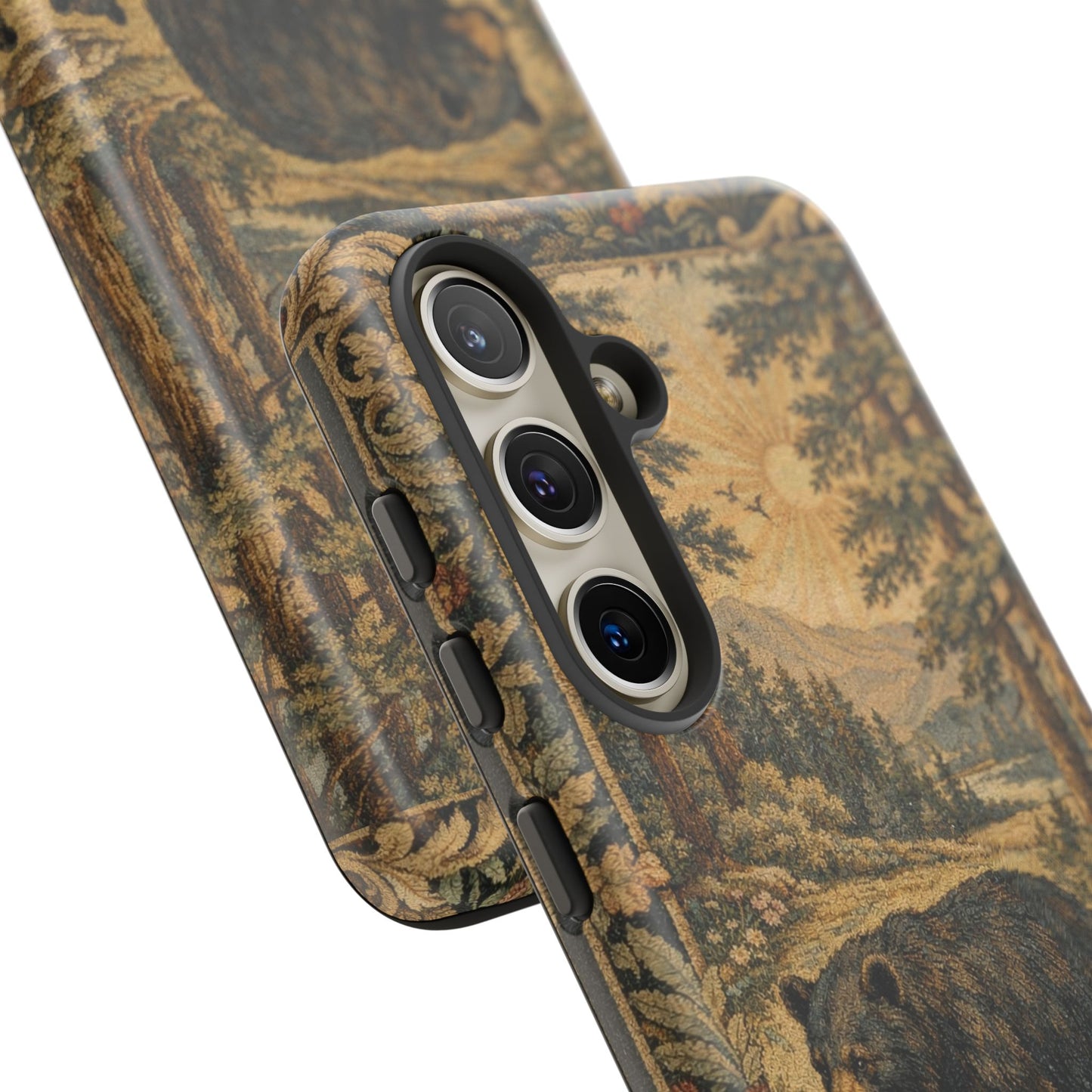 The Bear State Arkansas Vintage Forest Tough Phone Case for Samsung Galaxy Phones