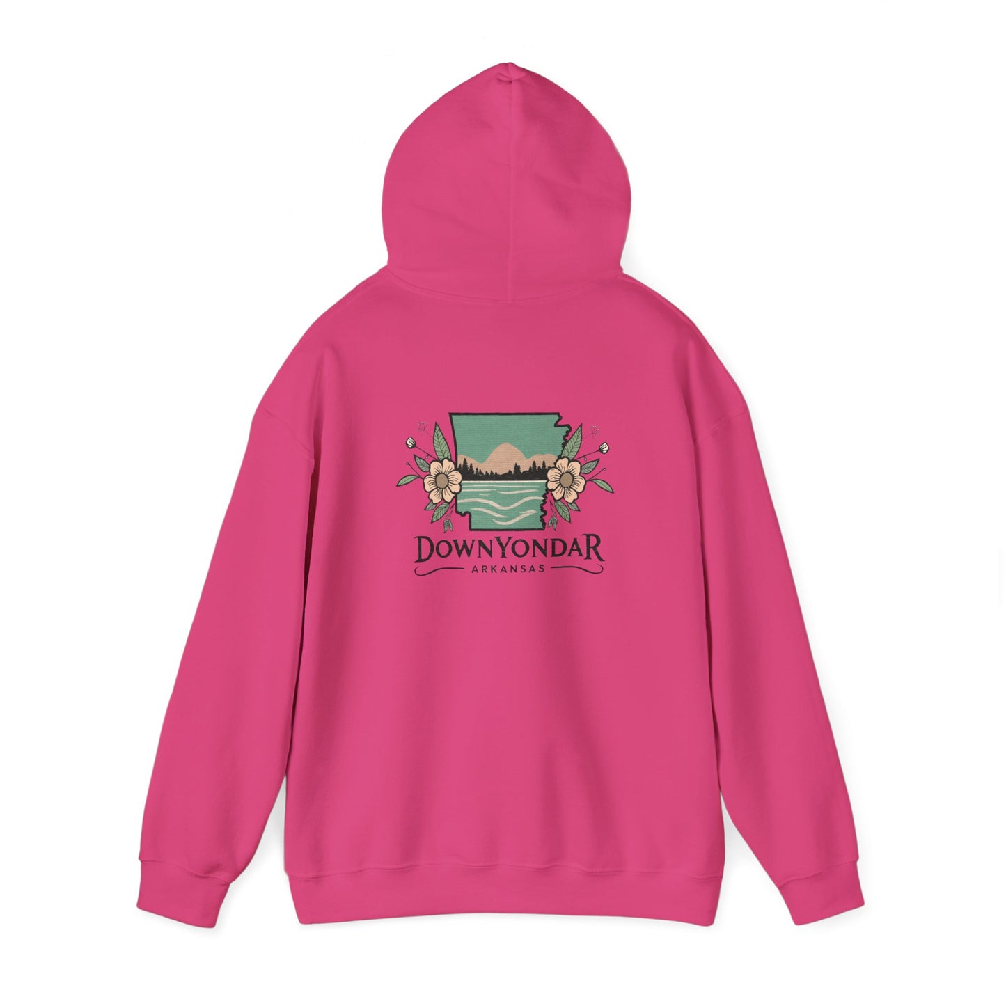 DownYondAR Arkansas Natural State Unisex Heavy Blend™ Hooded Sweatshirt