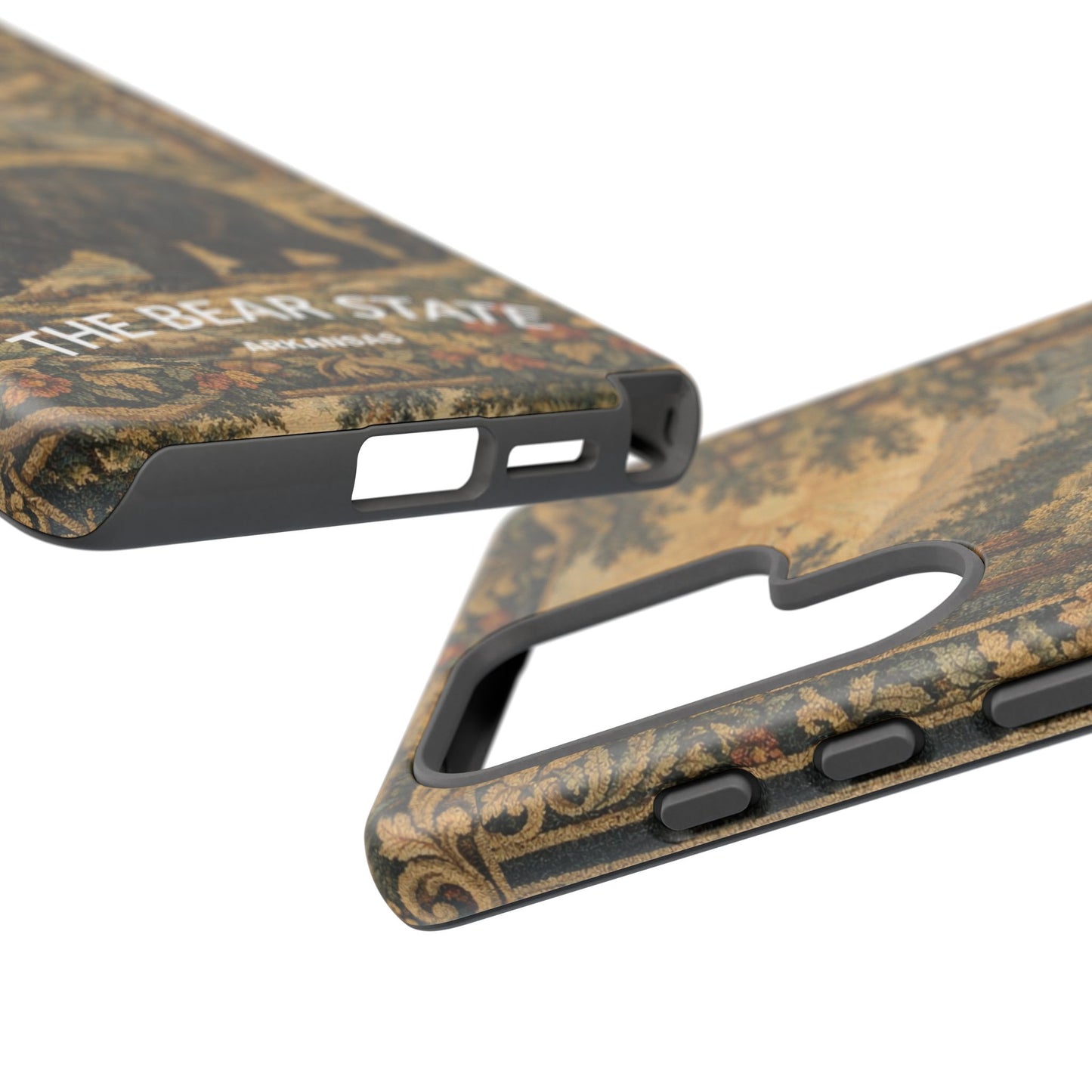 The Bear State Arkansas Vintage Forest Tough Phone Case for Samsung Galaxy Phones
