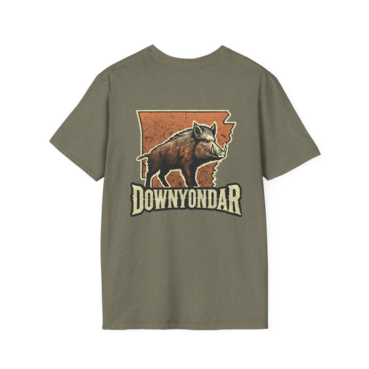 Arkansas Wildboar Hunting Unisex Softstyle T-Shirt