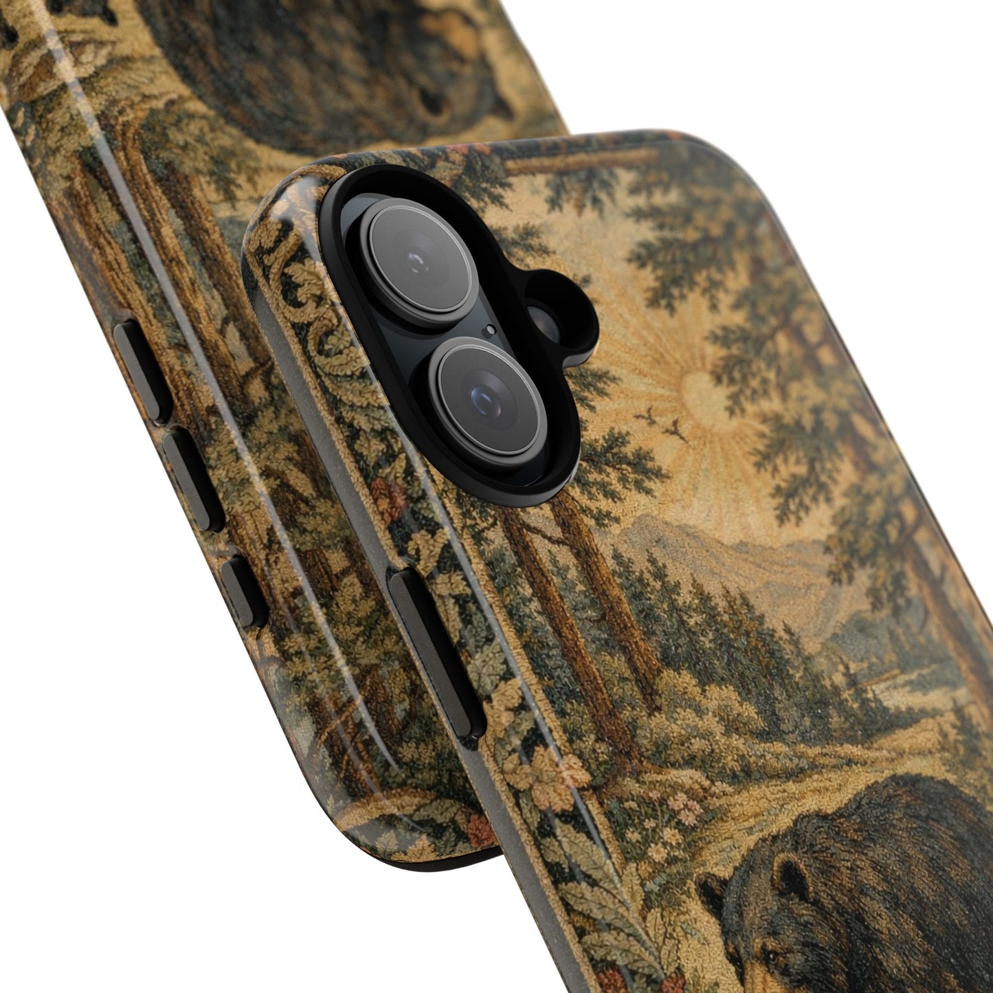 The Bear State Arkansas Vintage Forest Tough Phone Case for iPhone