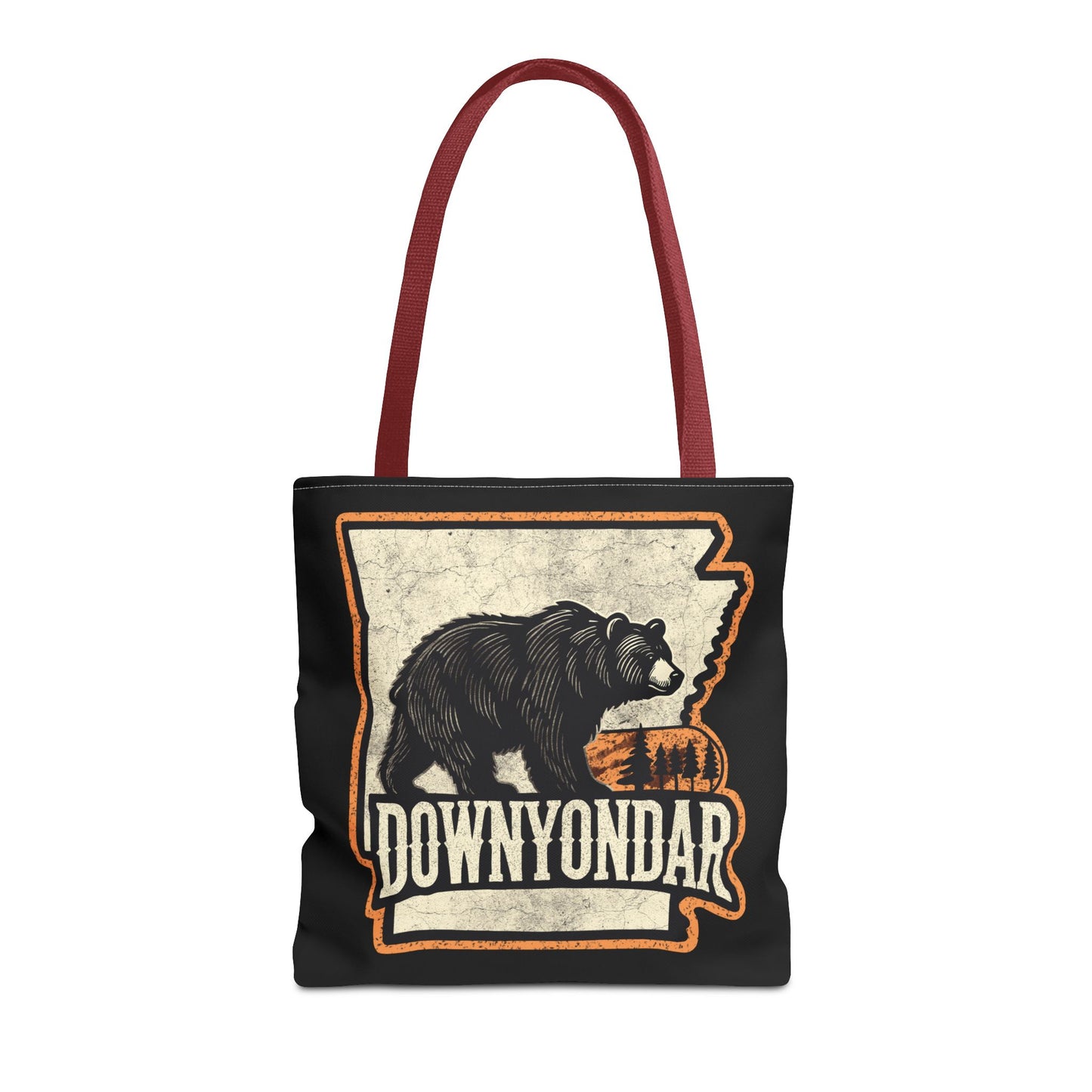 DownYondAR Black Bear Tote Bag